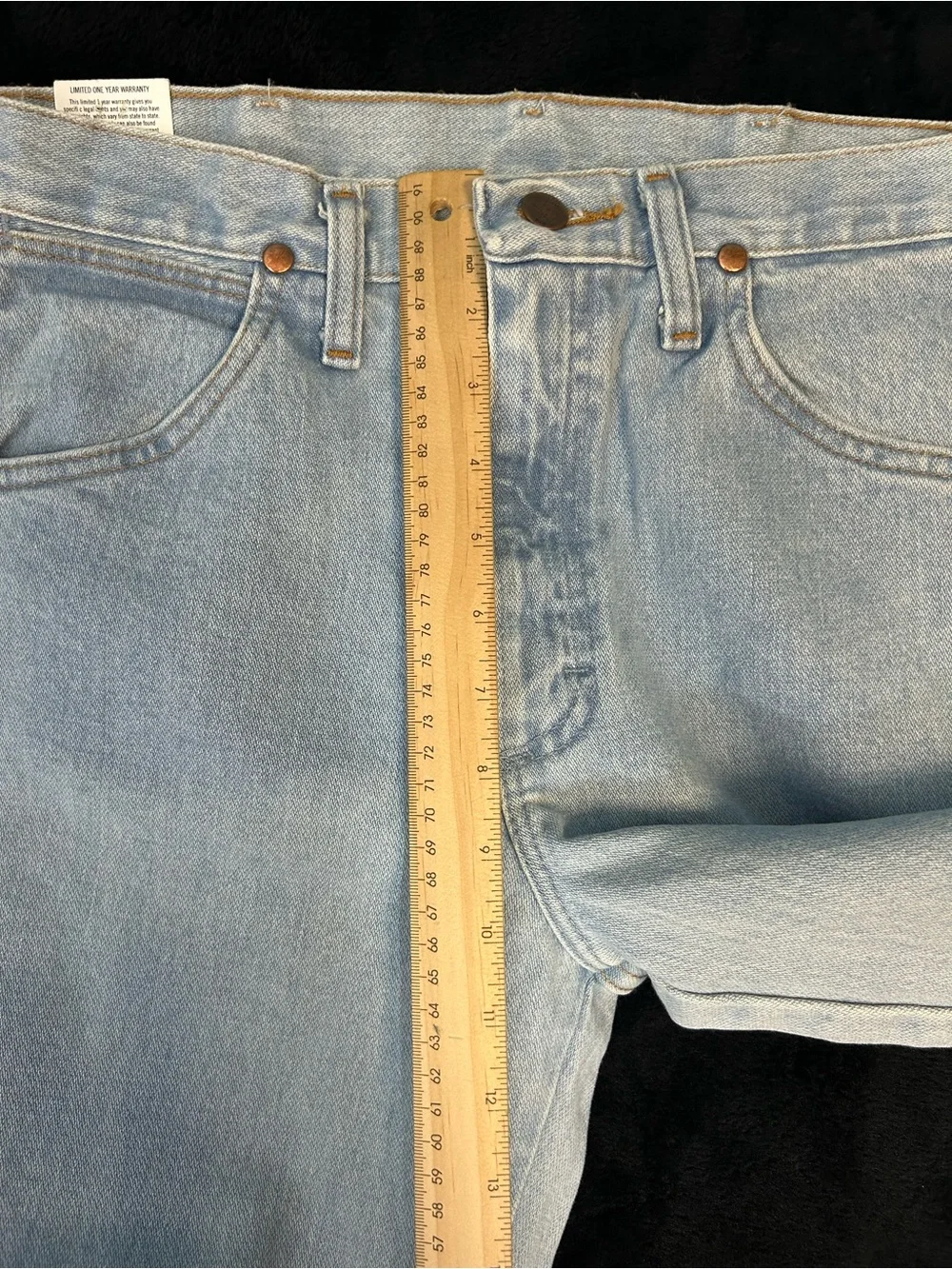 Wrangler 936 Cowboy Cut Slim Fit Jeans Men's 100% Cotton Light Wash Size 29x32